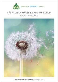APS Allergy Workshop 2024 event program